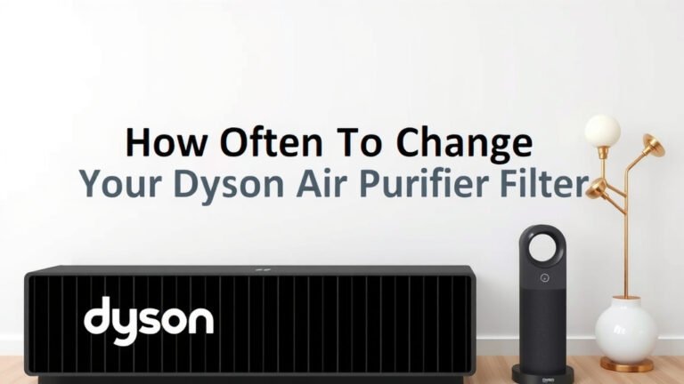 How Often to Change Dyson Air Purifier Filter
