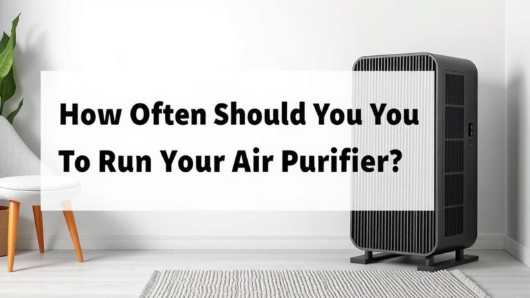 How Often Should You Run Your Air Purifier