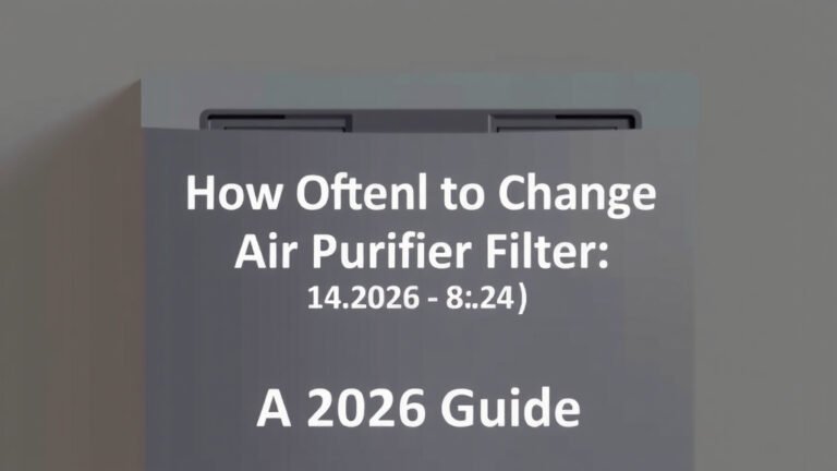 How Often to Change Air Purifier Filter: A 2026 Guide