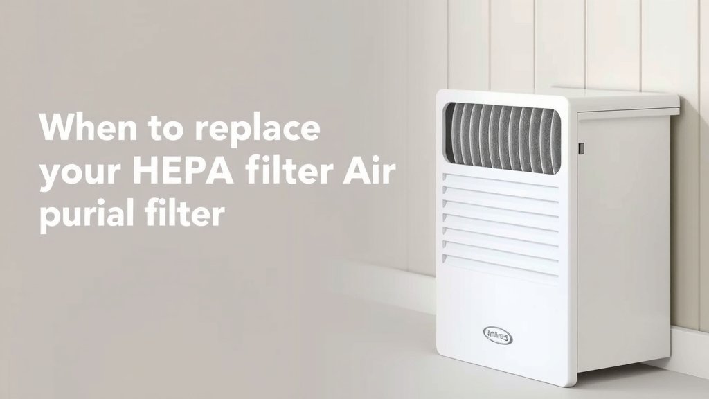 When to Replace Your HEPA Filter Air Purifier Filter