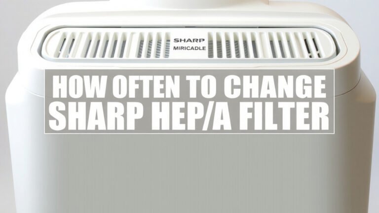 How Often to Change Sharp HEPA Filter