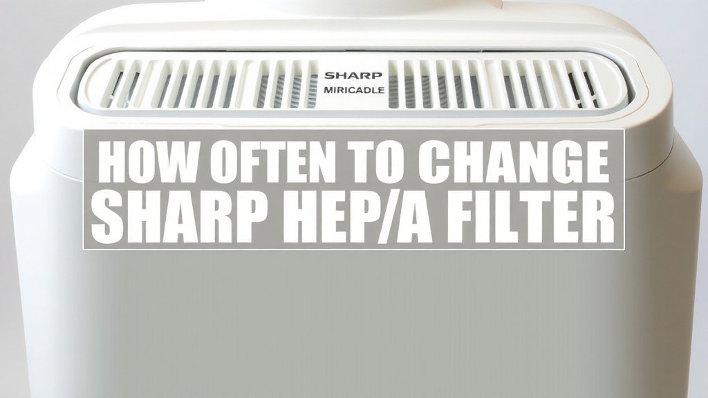 How Often to Change Sharp HEPA Filter