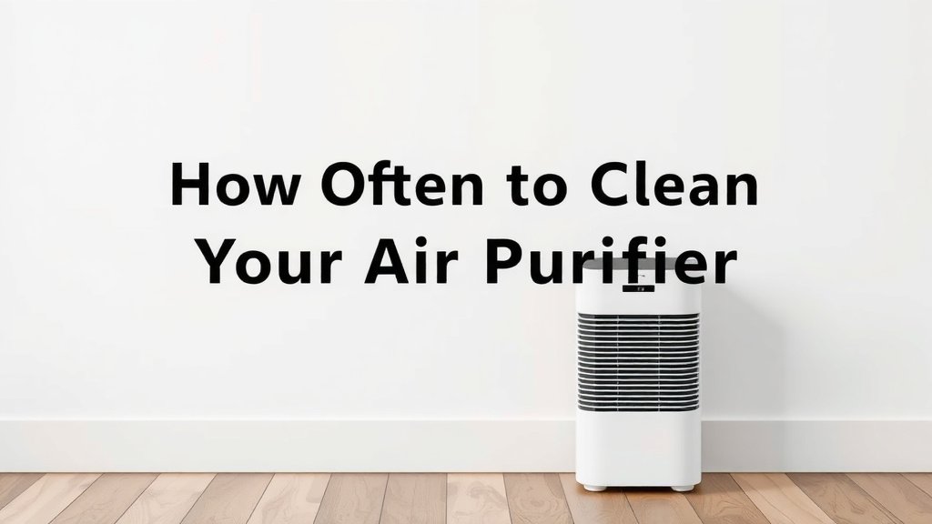 How Often to Clean Your Air Purifier for Best Results