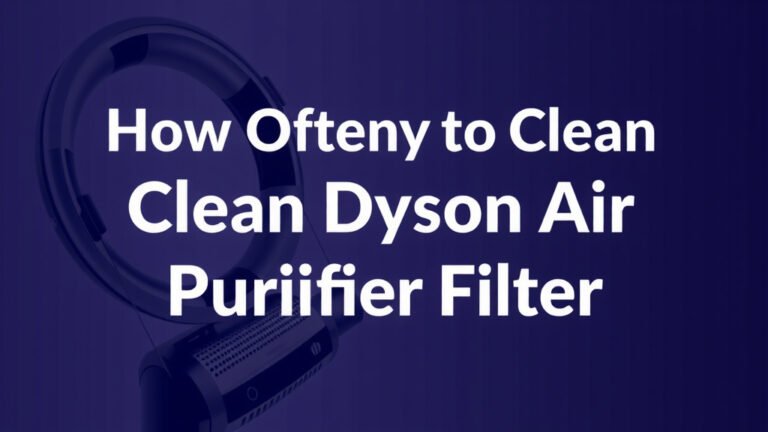 How Often to Clean Dyson Air Purifier Filter