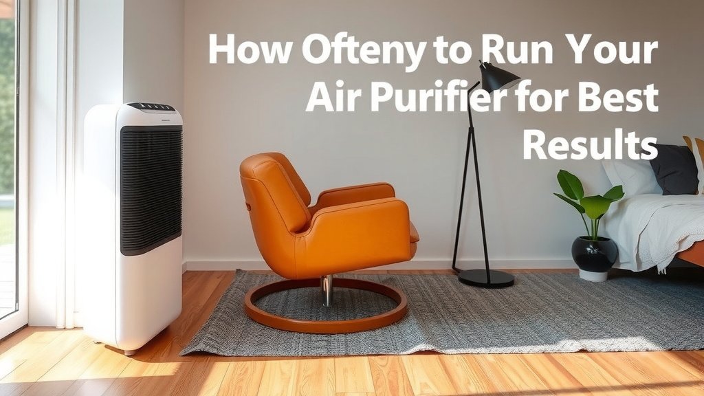 When to Run Your Air Purifier for Best Results