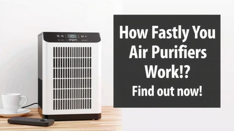 How Fast Do Air Purifiers Work? Find Out Now