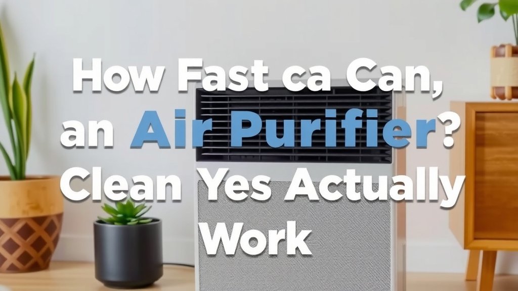 How Fast Can an Air Purifier Clean Your Air?