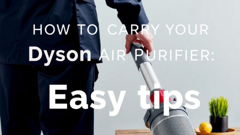 Carry Your Dyson Air Purifier: Easy Tips