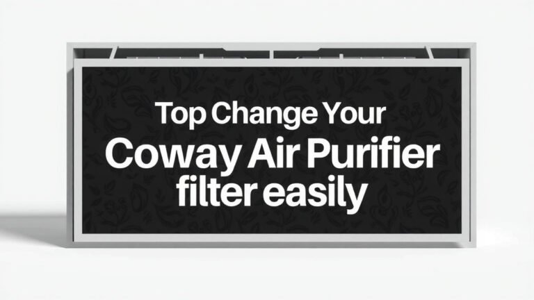 How to Change Your Coway Air Purifier Filter Easily