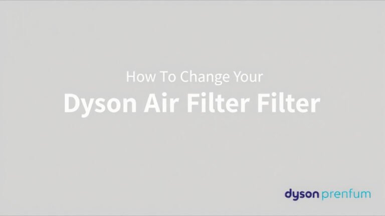 How to Change Your Dyson Air Purifier Filter