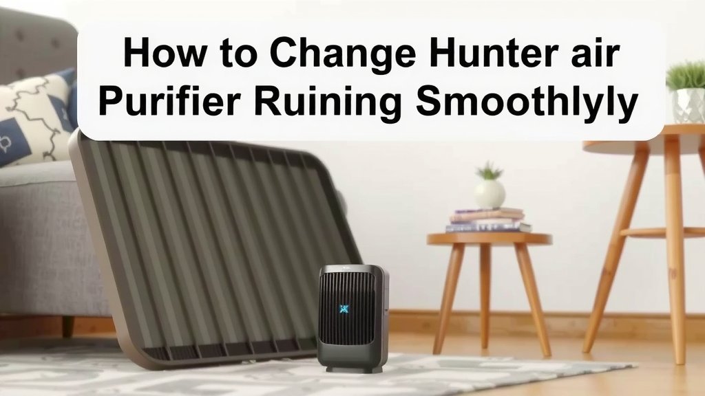 Keeping Your Hunter Air Purifier Running Smoothly