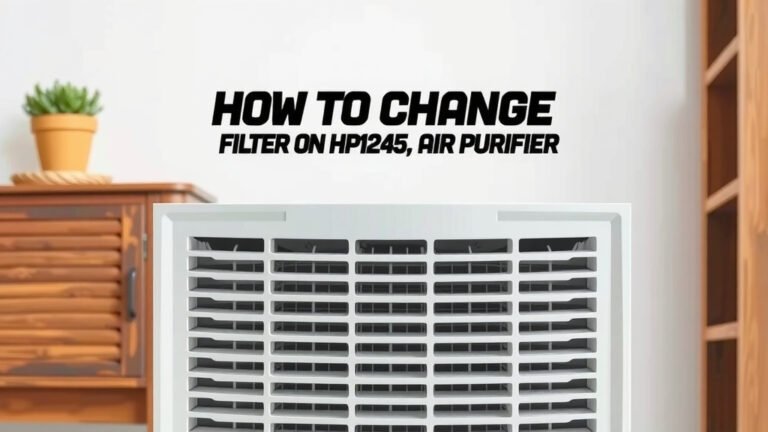 How to Change Filter on Hunter HP125 Air Purifier