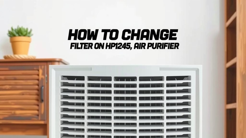 How to Change Filter on Hunter HP125 Air Purifier