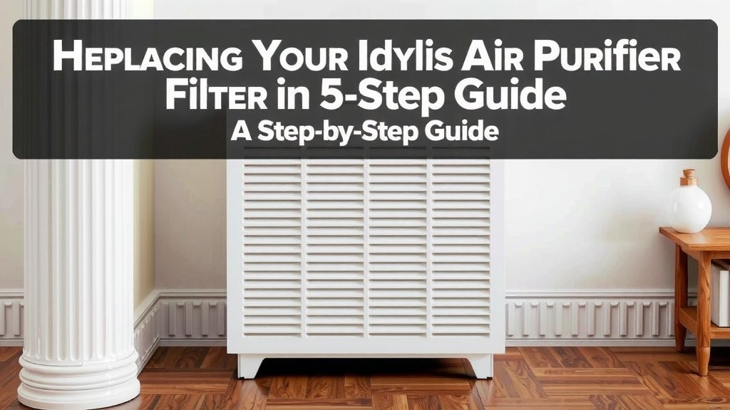 Replacing Your Idylis Air Purifier Filter: A Step-by-Step Guide