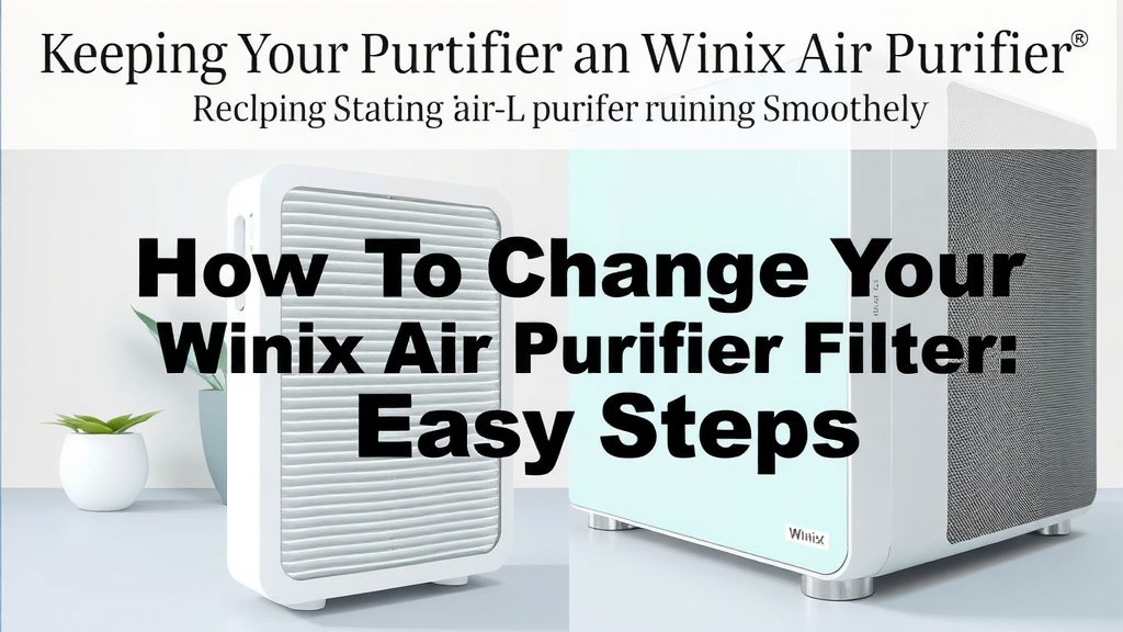 Keeping Your Winix Air Purifier Running Smoothly: A Filter Change Guide
