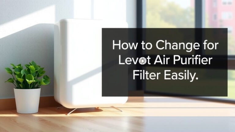 How to Change Your Levoit Air Purifier Filter Easily