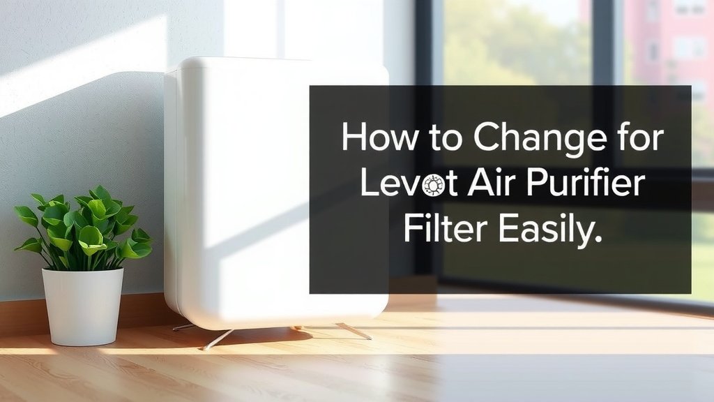 How to Change Your Levoit Air Purifier Filter Easily