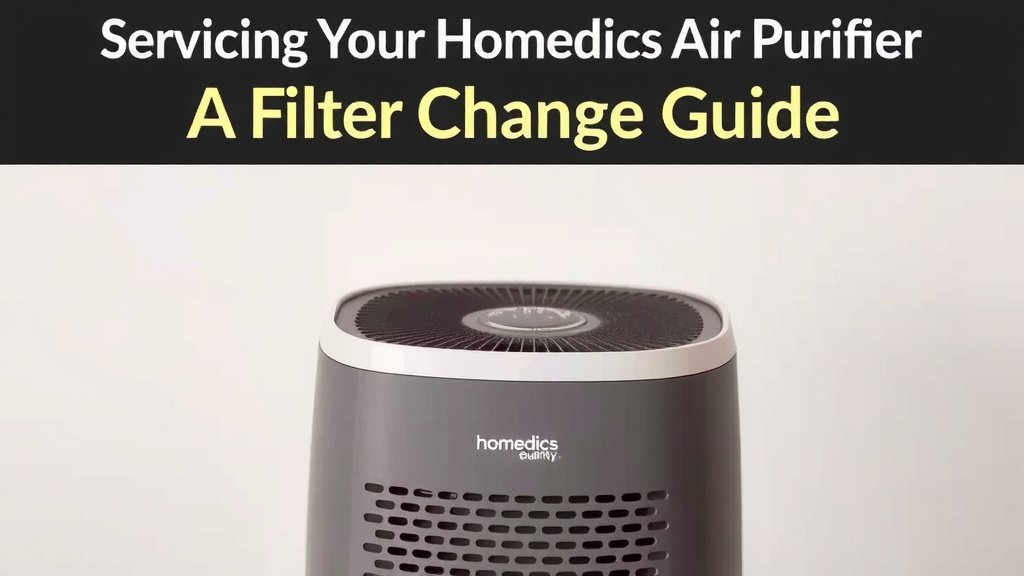 Servicing Your HoMedics Air Purifier: A Filter Change Guide