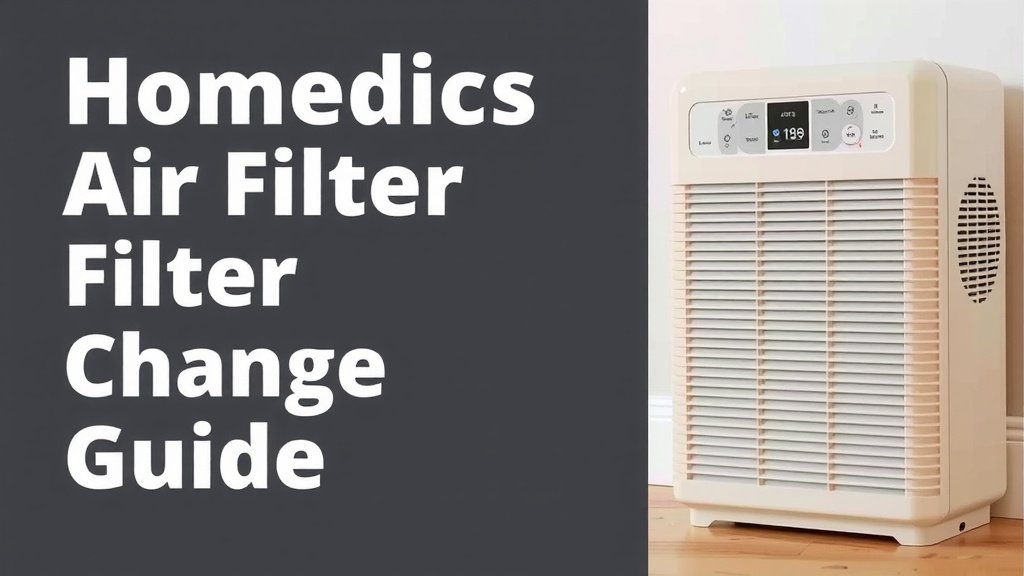 Homedics Air Purifier Filter Change Guide