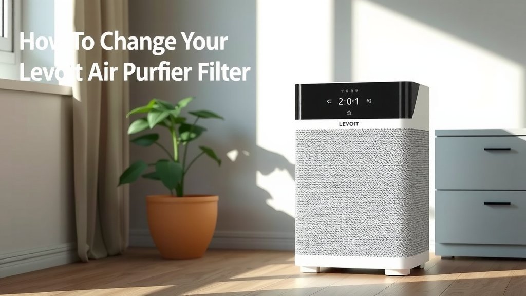 Swapping Your Levoit Air Purifier Filter: A Simple Guide