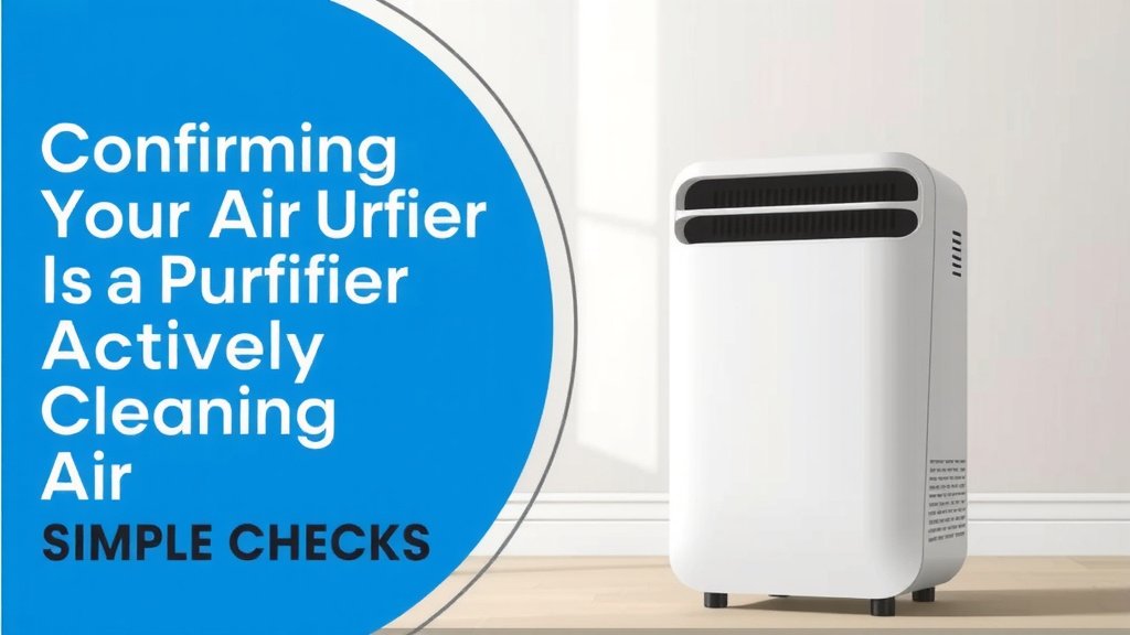 Confirming Your Air Purifier Is Actively Cleaning Air