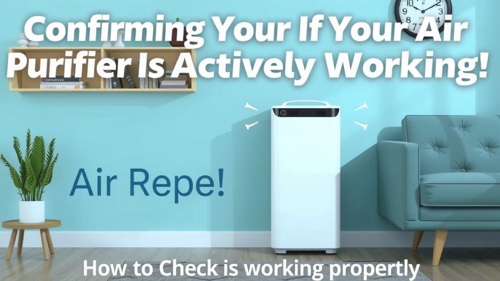 Confirming Your Air Purifier Is Actively Working