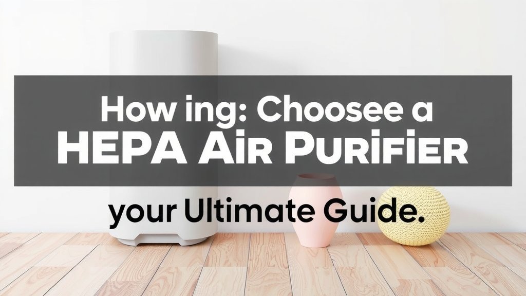 Choosing a HEPA Air Purifier: Your Ultimate Guide