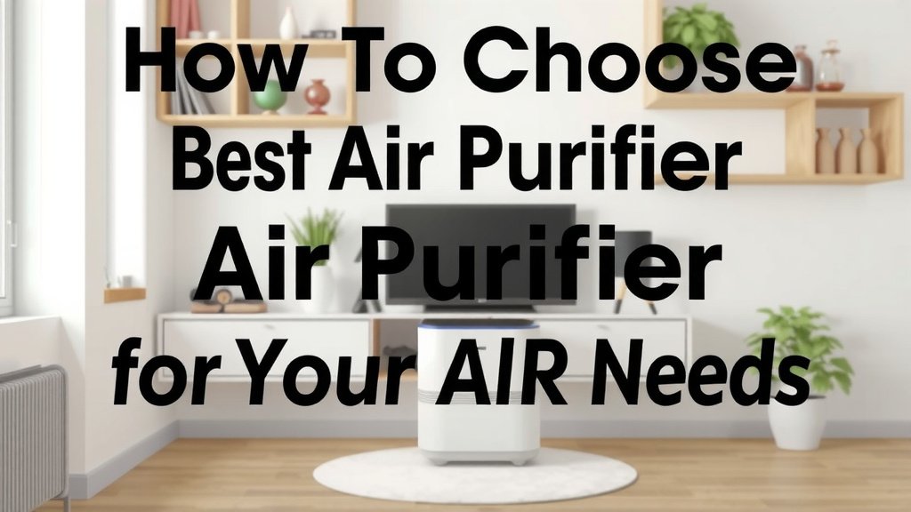 Finding the Best Air Purifier for Your Home Needs