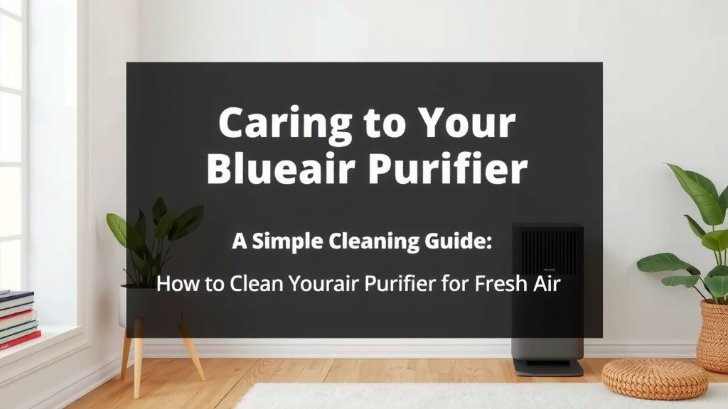 Caring for Your Blueair Purifier: A Simple Cleaning Guide