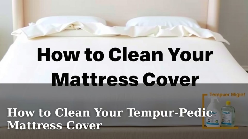 How to Clean Your Tempur-Pedic Mattress Cover