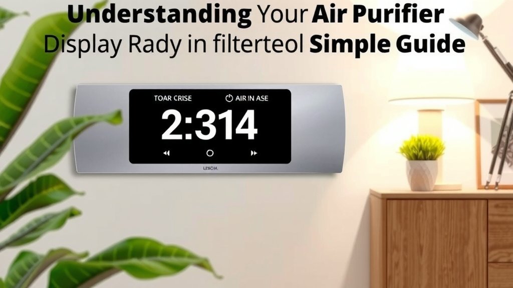 Understanding Your Air Purifier's Display