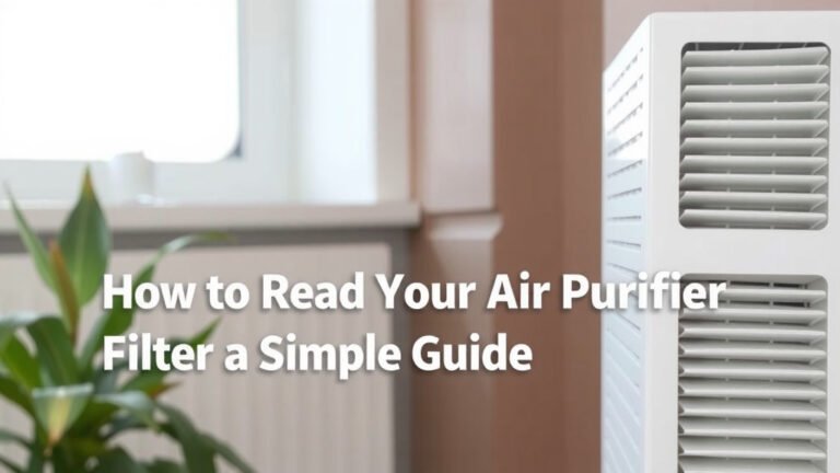 How to Read Your Air Purifier Filter: A Simple Guide