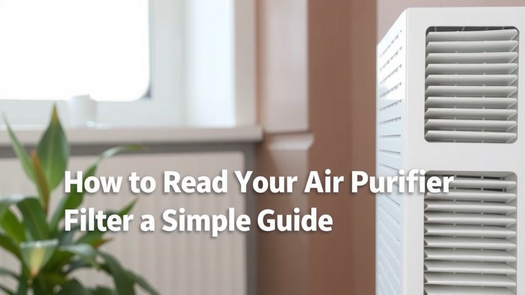 How to Read Your Air Purifier Filter: A Simple Guide