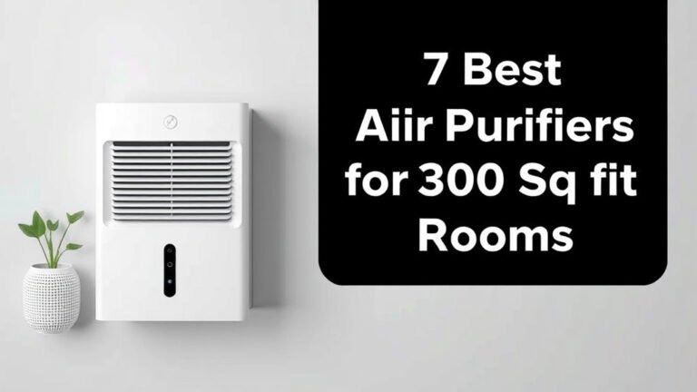 7 Best Air Purifiers for 300 Sq Ft Rooms