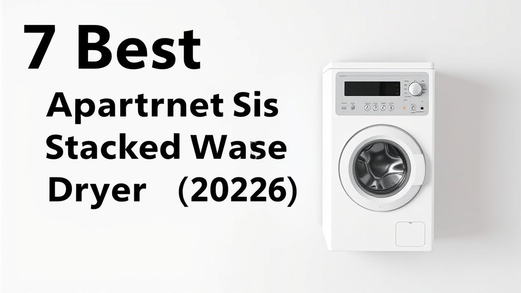 7 Best Apartment Size Stackable Washer Dryer [In 2026]