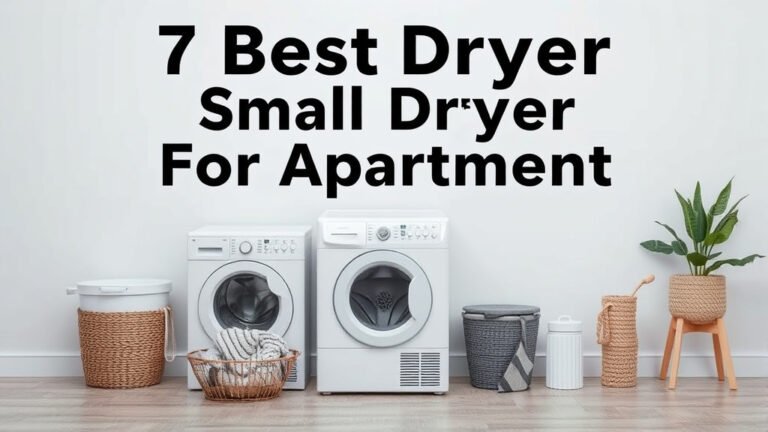 7 Best Small Dryer For Apartment [In 2026]