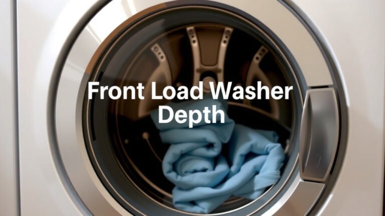 Front Load Washer Depth: What You Need to Know