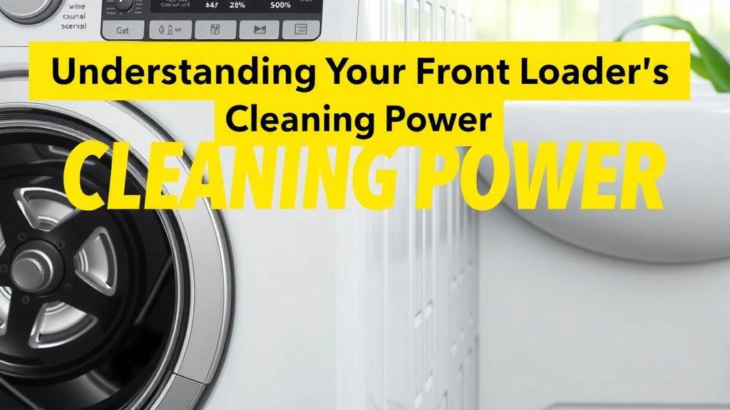 Understanding Your Front Loader's Cleaning Power