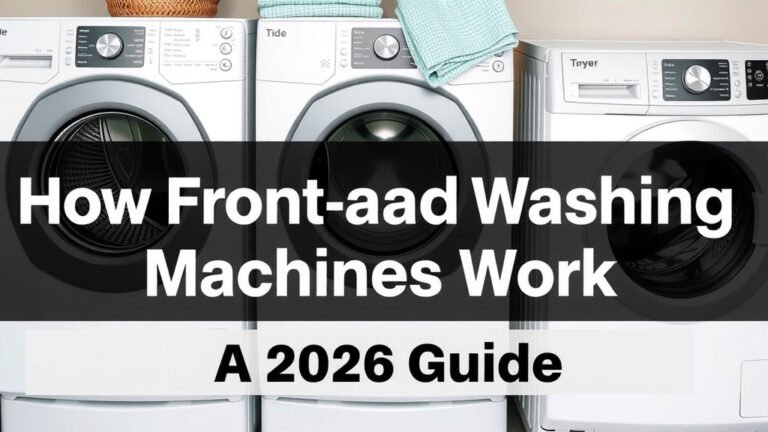 How Front Loading Washing Machines Work: A 2026 Guide