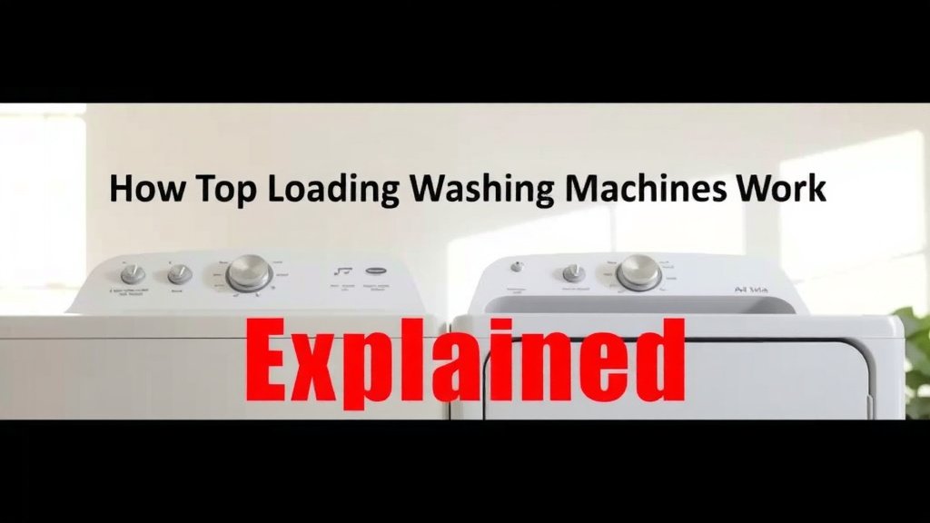 How Top Loading Washing Machines Work Explained