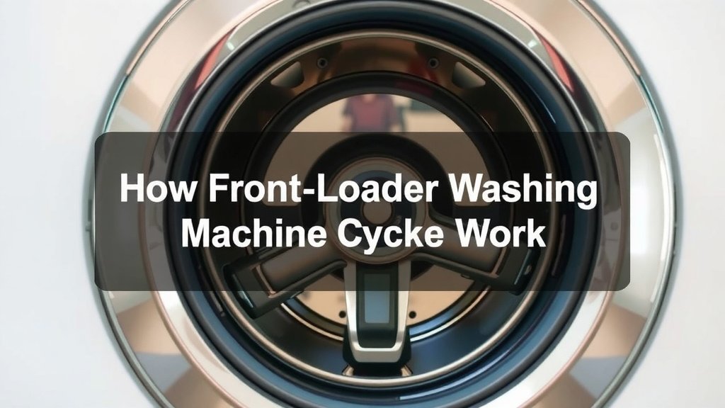 Understanding Your Front-Loader's Cleaning Cycle