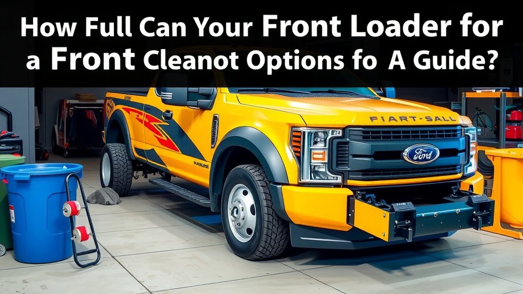 Loading Your Front Loader for Optimal Cleaning