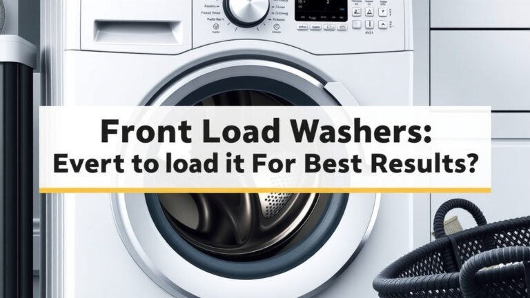 Front Load Washer: How Full to Load It For Best Results