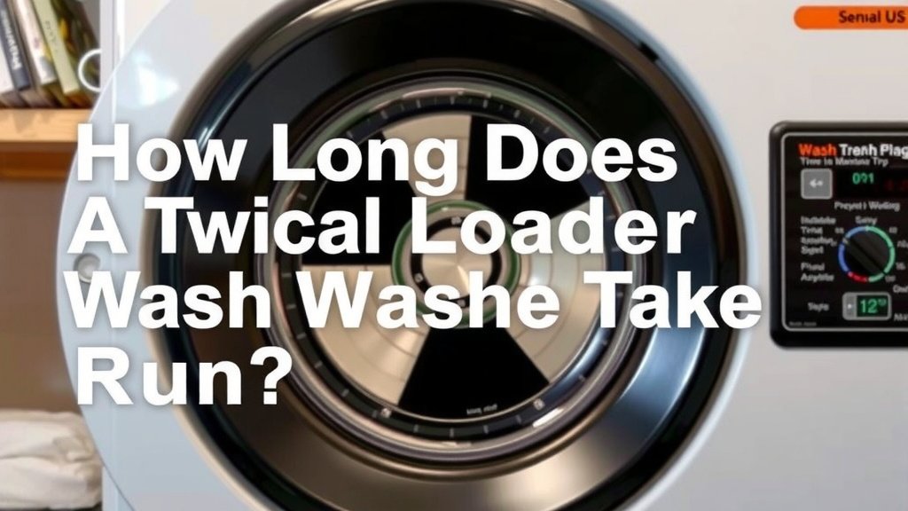 How Long Does a Typical Front Loader Wash Cycle Run?