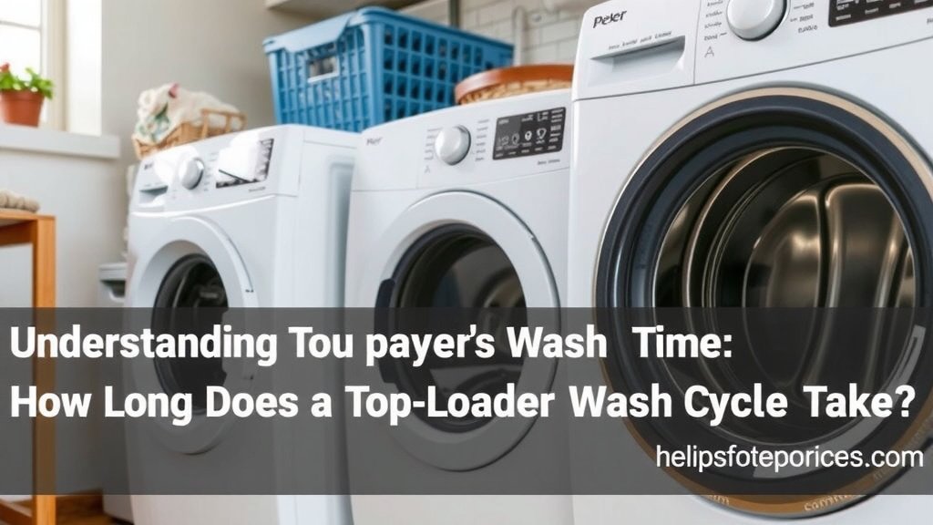 Understanding Your Top-Loader's Wash Time