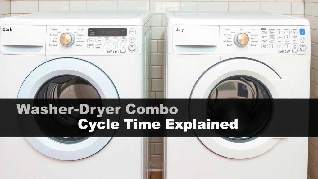 Washer Dryer Combo Cycle Time Explained