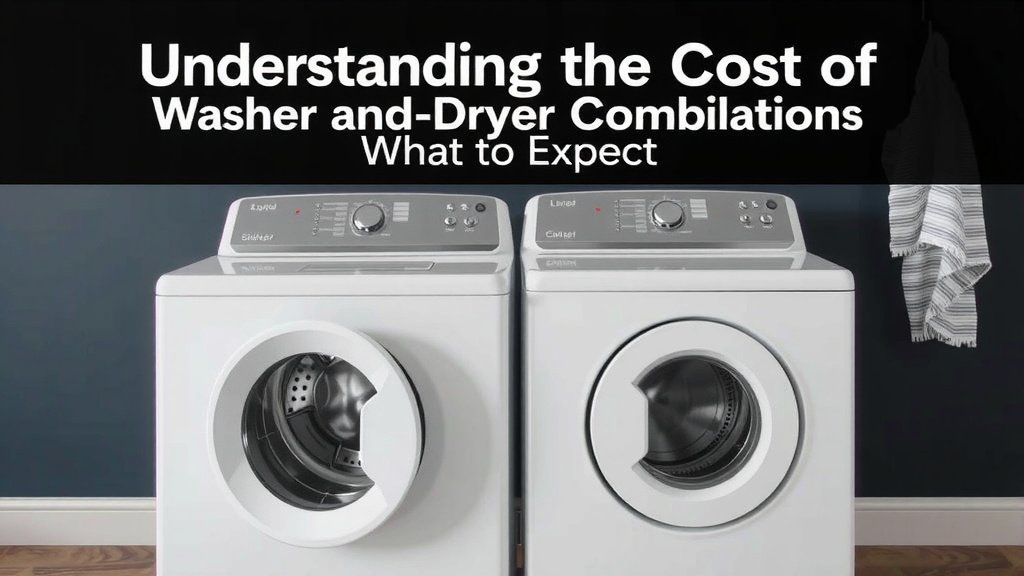 Understanding the Cost of Washer and Dryer Combinations