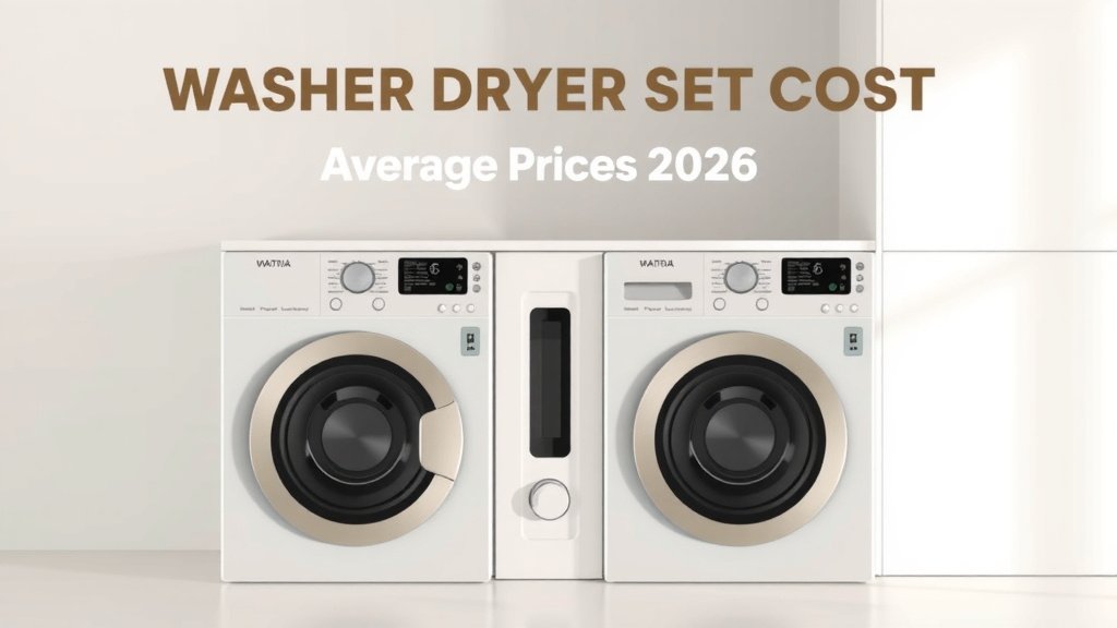 Washer Dryer Set Cost: Average Prices for 2026