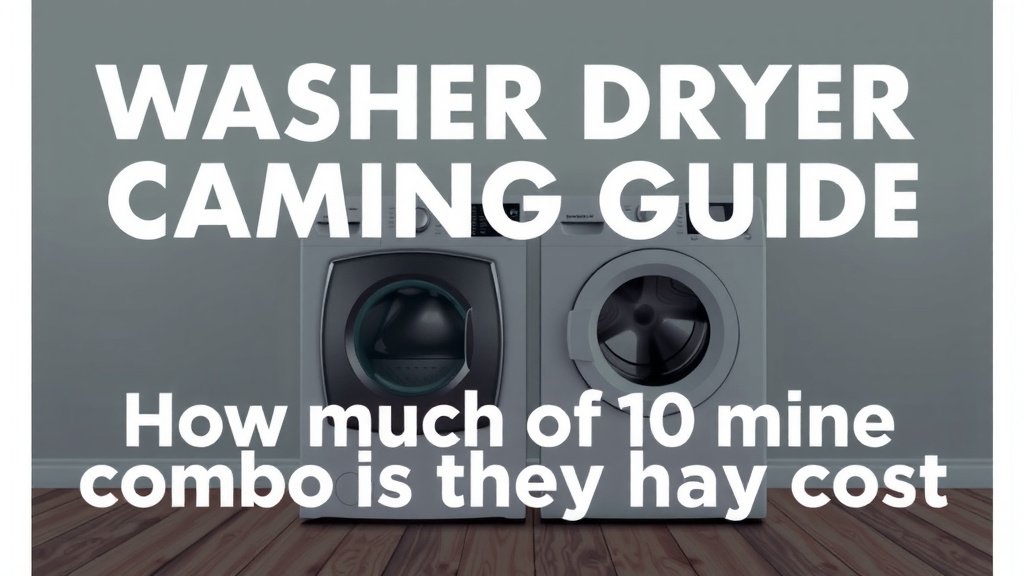 Washer Dryer Combo Price Guide: How Much They Cost