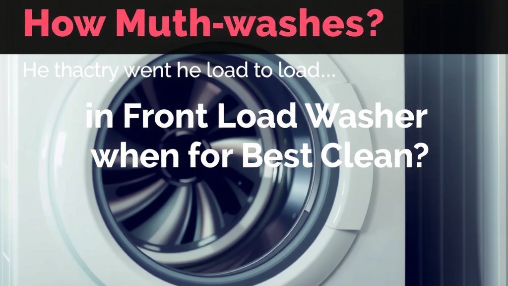 How Much to Load in Front Load Washer for Best Clean